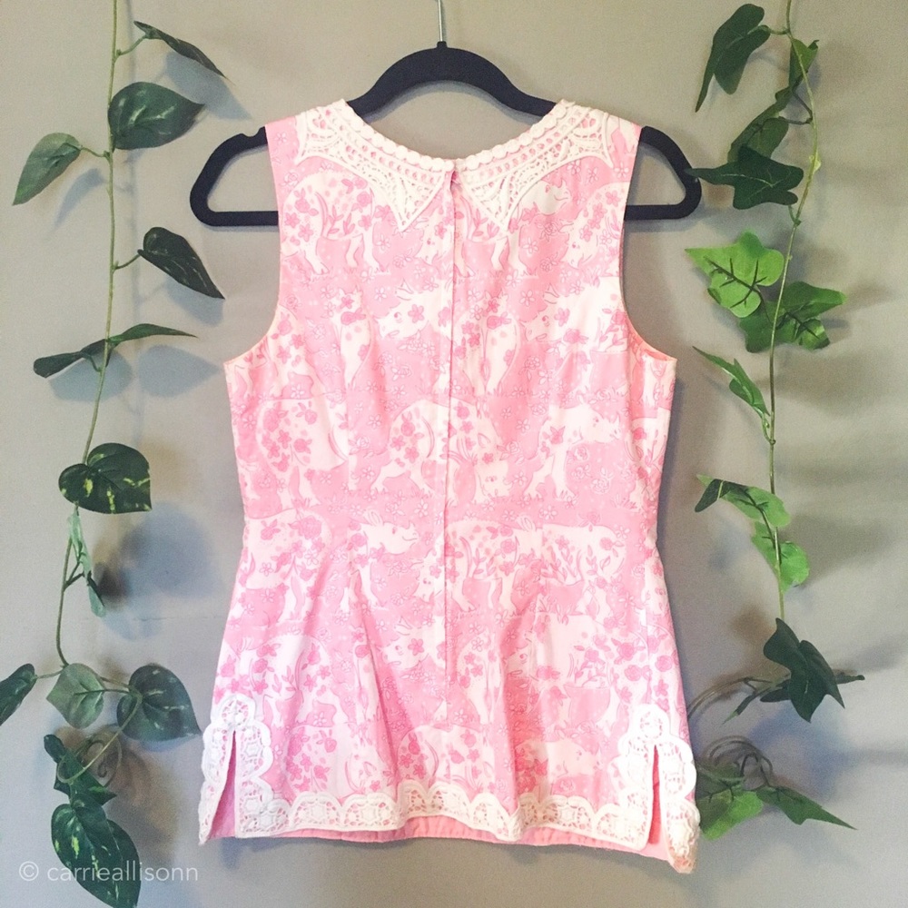 ✨Lilly Pulitzer | Run for the Roses Rhino Tank - Picture 5 of 7